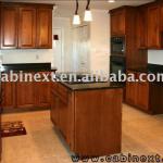 laminate solid wood kitchen cabinet-