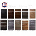 UV high gloss wood grain kitchen cabinet door-ILKCAUV001