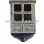 Made In China Provincial Patina Wall Cabinet, Wall Key Box with Casement-BAT11027