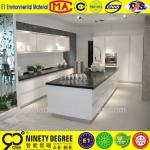 Foshan modular homes modern high gloss kitchen cabinet-E-76