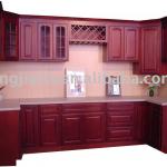 Cherry Wood Kitchen Cabinet-HJKC-68