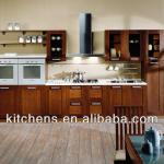 Cherry Solid Wood Kitchen Furniture (AGK-055)-AGK-055
