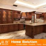 2013 Solid wood kitchen cabinet design customized kitchen cabinet-JZ-IY349