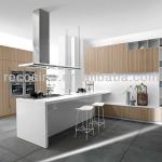 vinyl wrap surface melamine surface door MDF carcass Contemporary &amp; Maple Shaker Kitchen Cabinets-R07.23.02.0115
