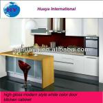 high gloss white lacquer door modern style kitchen cabinet-melamine01