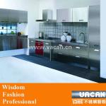 Guangzhou factory directly supply 304 stainless steel kitchen cabinets/metal kitchen cabinets-VA130094