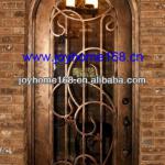 Bronze style wrought iron entry/interior door designs-JHG-738