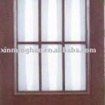 Timber kitchen door with glass panel (High-quality customize doors for projects)-MH-C19