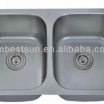 50/50 Stainless steel undermount Kitchen Sinks-kitchen sinks BS-8247