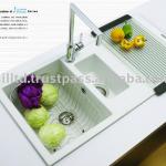 One &amp; Half Bowl Composite Kitchen Sink-Largo