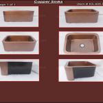 Copper Kitchen Sink-KS-0409 A