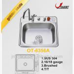 OT-6356A Gravity glass vanity sinks,floral vessel sink,pedicure vessel sink-OT-6356A