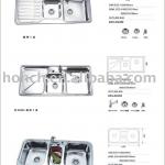 deck mounted kitchen sink-s913