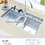 2013 new double bowl stainless steel kitchen sink-xl-253