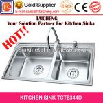 Double Bowl Stainless Steel Sink TCT8344D-TCT8344D