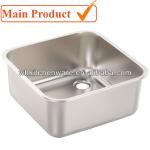 20-Inch Undermount Single Bowl 16 Gauge Stainless Steel Kitchen Sink-8000