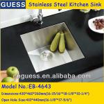 EB-4643 HOT kitchen appliance stainless steel sink/double bowel/GUESS-EB-4643
