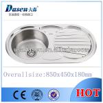 DS8545A Stainless steel single bowl round kitchen sink prices-DS8545A