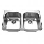 3120C Topmount Double Bowl Kitchen Sink-3120C