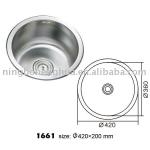 Bowl Sink Factory Stainless Steel 1661-1661