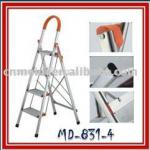 4 step aluminum accommodation ladder,step ladder-MD831-4