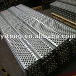 Perforated Galvanised steel construction scaffolding metal board-