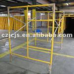 Yellow Painted H Frame Scaffolding-JS-KS