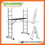 EN131 approved Aluminium scaffolding ladder (AM0407A)-AM0407A