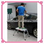 portable aluminum folding stair ladder platform with BS 2037 by SGS-DLW201