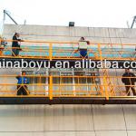 special cradle / Double floors suspended building platform/ 90 degree platforms-special