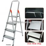 13cm Extra Broad Step Aluminum Household Step Ladder with handrail-FUDA204