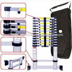 3.8m (12ft6) folding Climb Aluminium Telescopic Ladder/Stabiliser Bar/Carry bag-SSTA038-2