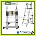 3.2M/10.5FT aluminium double telescopic ladder EN131-JC-032-2