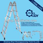 2013 hot sale multi-purpose aluminium ladder 4X3 with EN131-CQX-1503