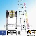 Industrial Aluminum Telescopic Ladder 2.6 M With SGS 2012 EN131-QH-A9
