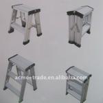 Aluminum double side step ladder-WJTZ036