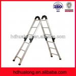 Double sided telescopic steps and ladders-