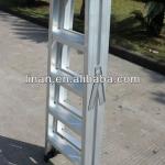 aluminum double sides ladder 1.0mm thickness Max load 150kg-LN-LM005