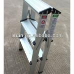 3step aluminum double side ladders thickness of aluminum :1.0mm-LN-LM003