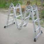 Aluminum multi-purpose ladder CE/EN131Certificate-KMP403