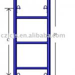 Blue powder coated American type Frame Scaffolding with fast lock made in China-