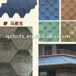 Colorful Hexagonal/Mosaic/Rhombic Fiberglass Asphalt Roofing Shingles-HC-BGF-8005