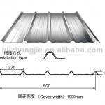 high quality color coated galvanized corrugated steel sheet-V900