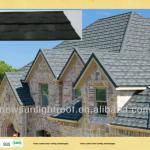 Roof Material CE Certificate shingle mixed color stone coated steel roof tile-Shingles
