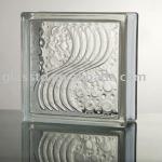 art glass bricks-sea wave