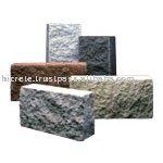 Split Face Concrete Block-