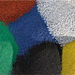 Color colored quartz sand-