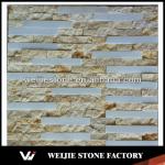 Natural Split Face White &amp; Beige Marble Brick Look Mosaic Tile-VJ-MT023