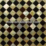 BP003-patterned yellow lip shell tile mixed with pen shell-MSB-BP003