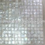 White mother of pearl sea shell mosaic tile-SY14-076